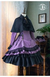 Miss Point Point Mansion Velvet Short Cape(Reservation/Full Payment Without Shipping)